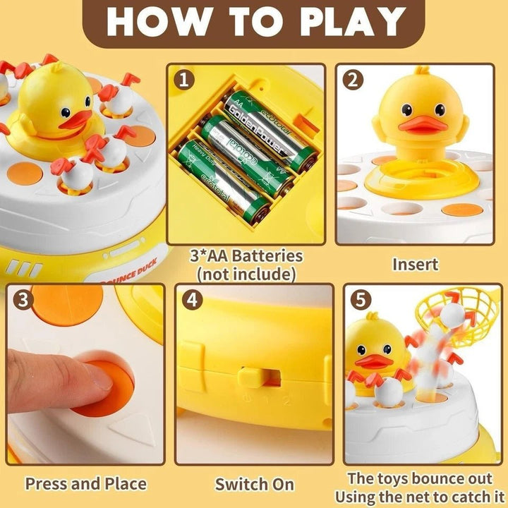 Catch Electric Duck – Bouncing Fun Table Game - AKT - 666Y - Planet Junior
