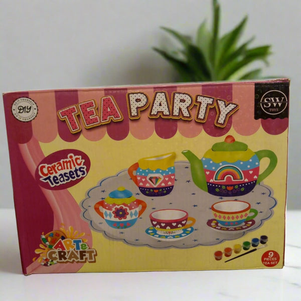 Ceramic Tea Set | 9 Pieces - SLT001 - Planet Junior