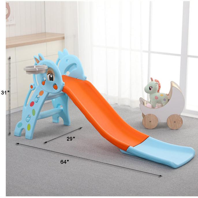 Charming Cute Smile Slide | L - 64" W - 29" H - 31" - BLL - SL - 004EDS - Planet Junior