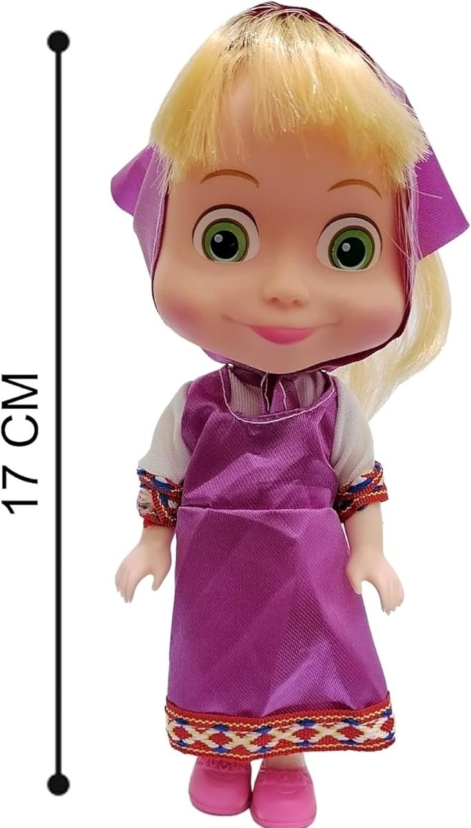 Charming Masha Doll with Bear Assorted | 1 Pcs - BLL - DL - 3047 - Planet Junior