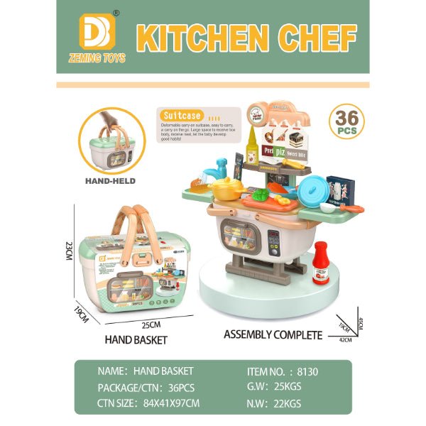 Chef Adventure Handheld Kitchen Play Set - BLL - GT - 8130 - Planet Junior