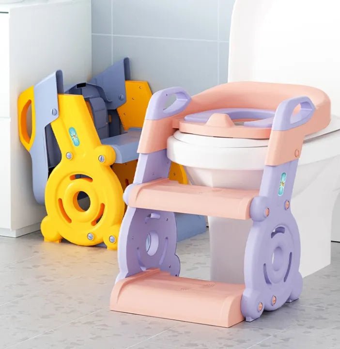 Child - Friendly Commode Ladder with Non - Slip Steps - DB - L003 - B - Planet Junior