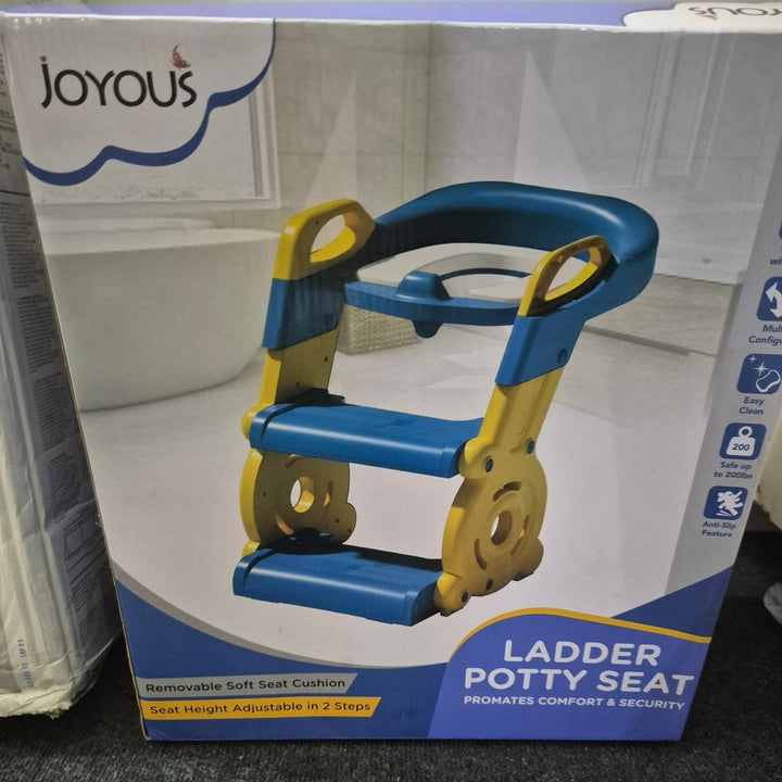 Child - Friendly Commode Ladder with Non - Slip Steps - DB - L003 - B - Planet Junior