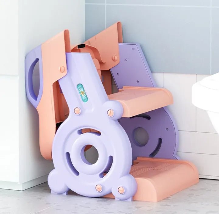 Child - Friendly Commode Ladder with Non - Slip Steps - DB - L003 - B - Planet Junior