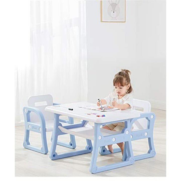 Children Table and Chair Complete Set for Study - BLL - TC - 00941 - Planet Junior