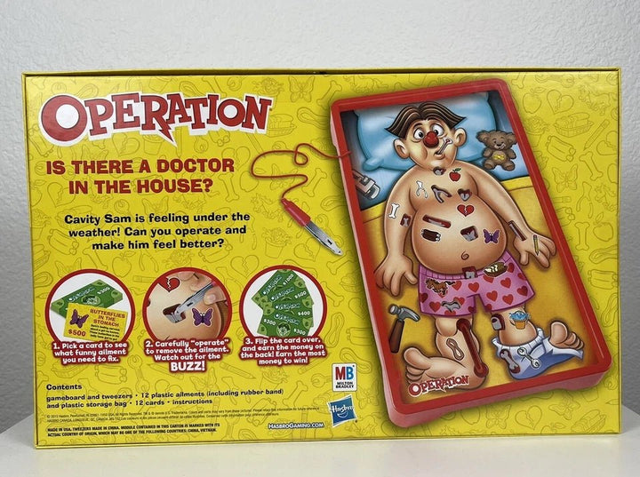 Classic Operation Board Game – Steady Hand Challenge for Kids & Family - AKT - 6188 - 5 - Planet Junior