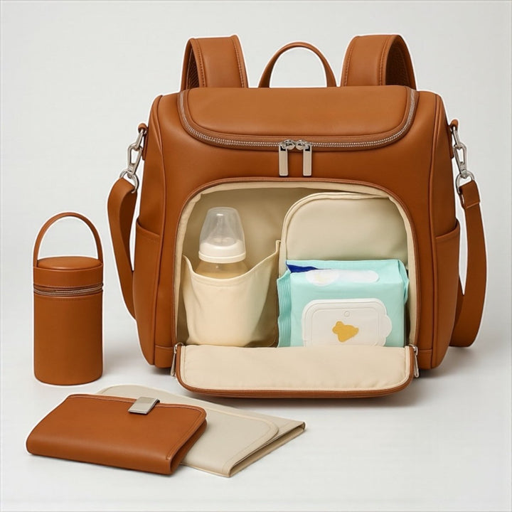 Classic Style Compact Toddler Diaper Bag - BLL - BGG - 796 - 30 - Planet Junior