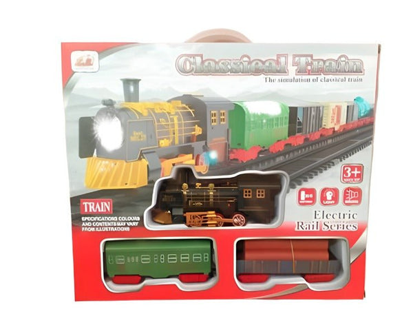 Classic Train Track Set with Sound and Light - BLL - TR - 6299 - 72 - Planet Junior