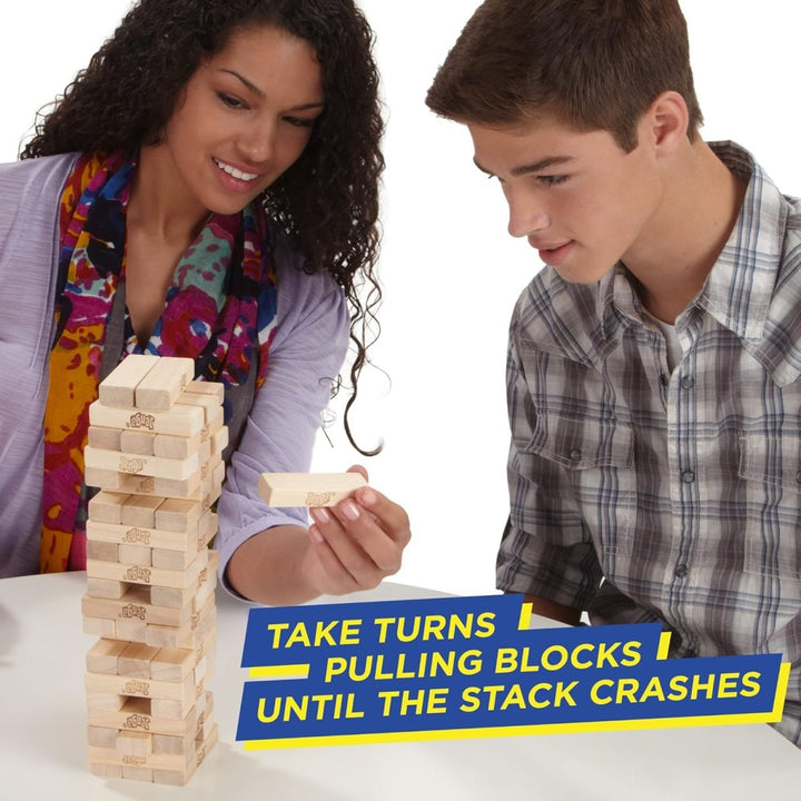 Classic Wooden Stacking Jenga Tower Game | For Kids & Family - UT-1519 - Planet Junior