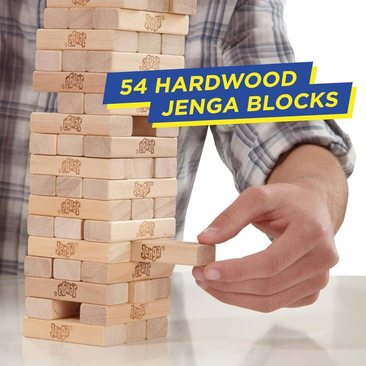 Classic Wooden Stacking Jenga Tower Game | For Kids & Family - UT-1519 - Planet Junior
