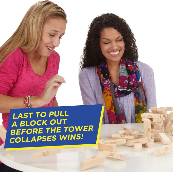 Classic Wooden Stacking Jenga Tower Game | For Kids & Family - UT-1519 - Planet Junior
