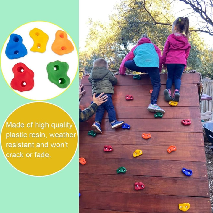 Climbing Wall Holds Set for Kids Outdoor Activity - AP241001A - Planet Junior