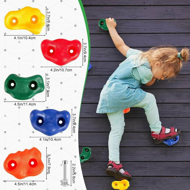 Climbing Wall Holds Set for Kids Outdoor Activity - AP241001A - Planet Junior