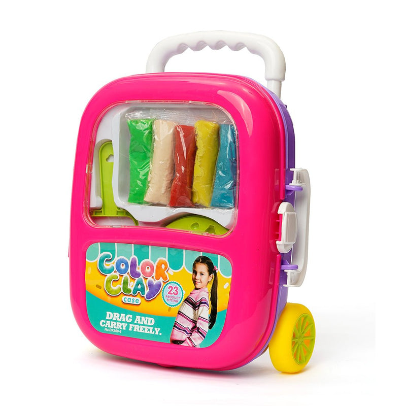 Color Clay Dough Suitcase | 23 Pcs - BLL - ET - 668 - 8 - Planet Junior