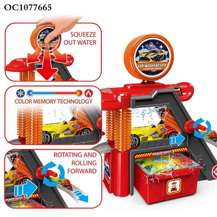 Color Shifter Car Washing Station for Creative Play - RT - 660 - S123 - Planet Junior