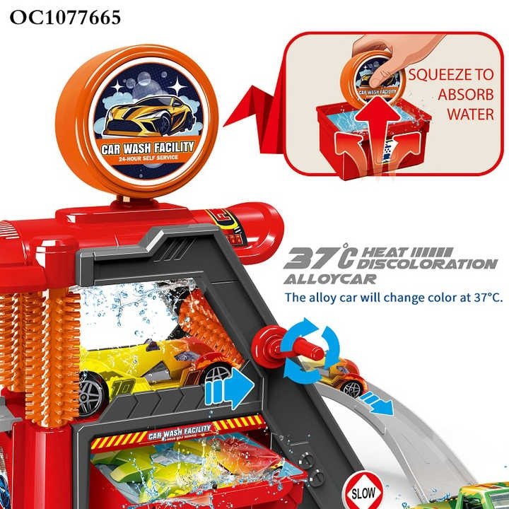 Color Shifter Car Washing Station for Creative Play - RT - 660 - S123 - Planet Junior