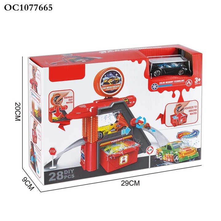 Color Shifter Car Washing Station for Creative Play - RT - 660 - S123 - Planet Junior