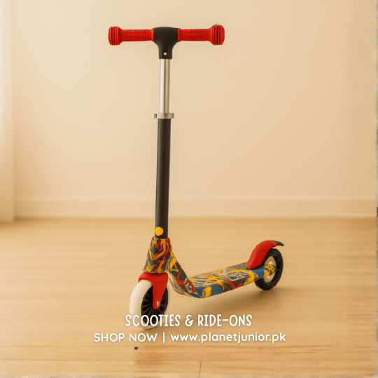 Colorful Adjustable Kids Scooty for Active kids - BLL - SKTY - 987SP - Planet Junior