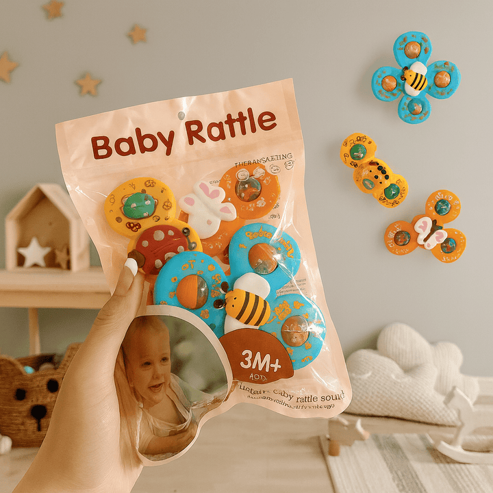 Colorful Cute Animals Design Spinner | Pack of 3 - 668 - 76 - Planet Junior