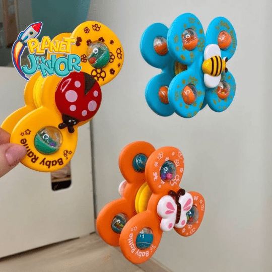 Colorful Cute Animals Design Spinner | Pack of 3 - 668 - 76 - Planet Junior