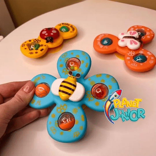 Colorful Cute Animals Design Spinner | Pack of 3 - 668 - 76 - Planet Junior