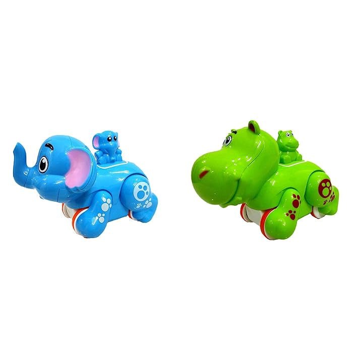 Colourful Press and Go Friction Animal - BLL - DK - 222 - Planet Junior