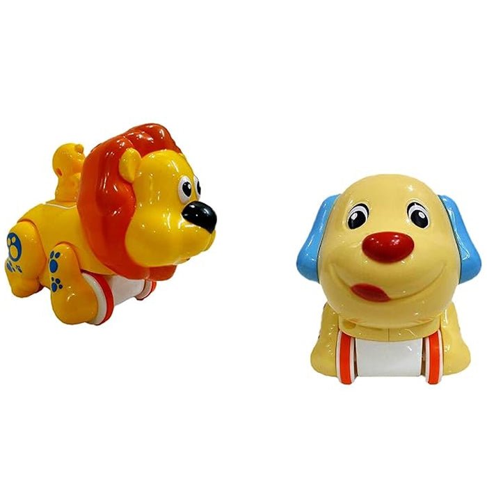 Colourful Press and Go Friction Animal - BLL - DK - 222 - Planet Junior