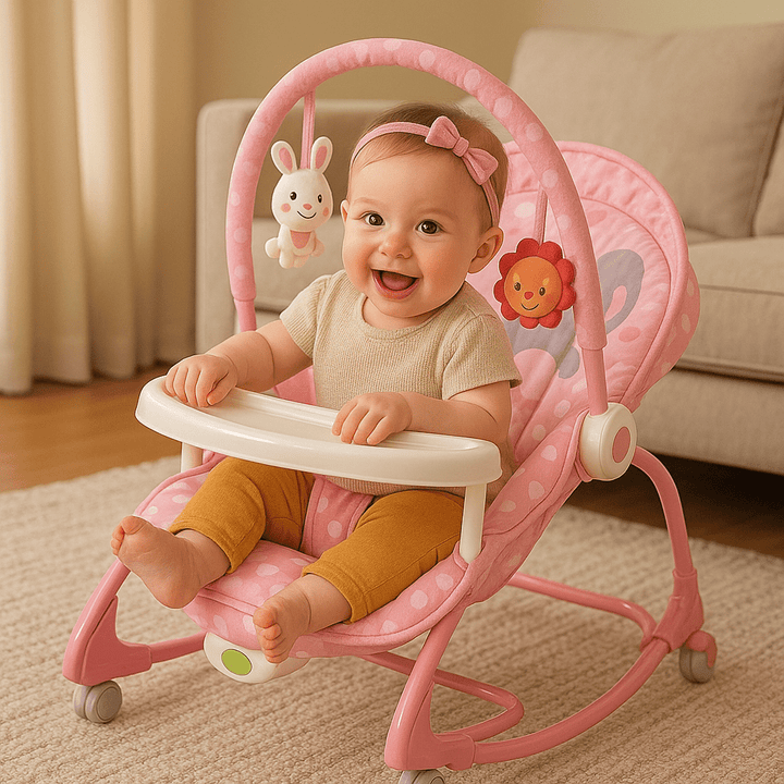 Comfort Baby Rocker with Wheels – Comfort & Mobility in One - BLL-BCR-69870C - Planet Junior