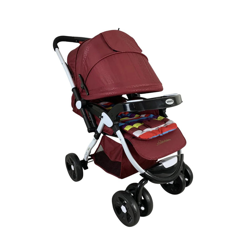 ComfortGlide Travel Stroller | 6 Wheels - BLL - S - 5X - WINE - Planet Junior