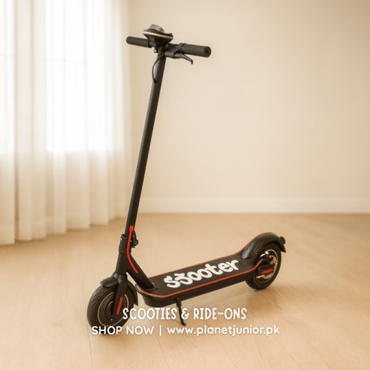 Cool Black Quick Sprint Scooty for Young Riders - BLL - ES - 00999 - Planet Junior