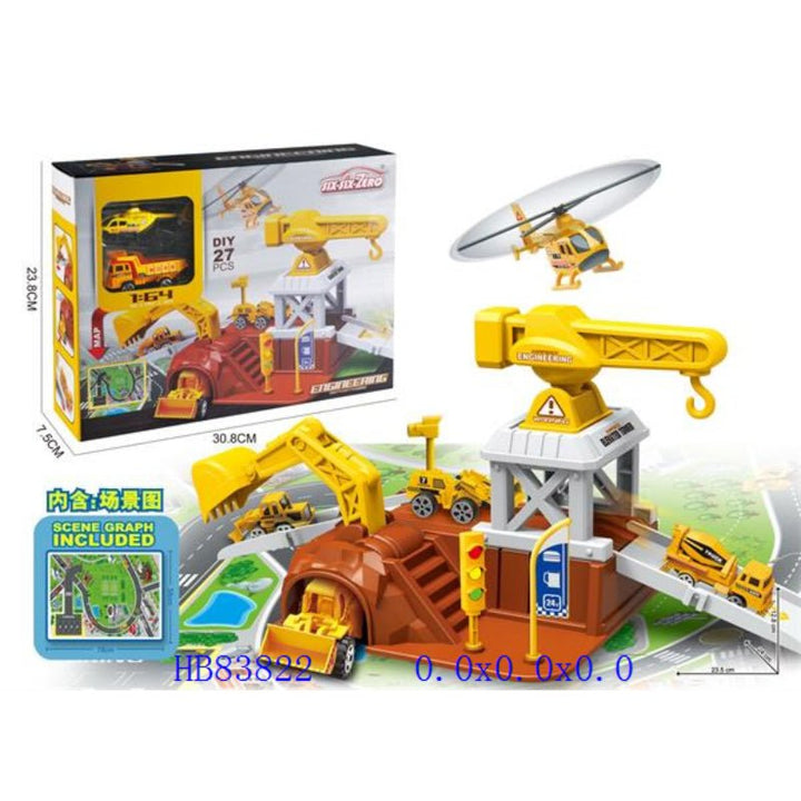 Crane Building Play Set for Kids Construction Fun - BLL - TR - 660 - 07S - Planet Junior