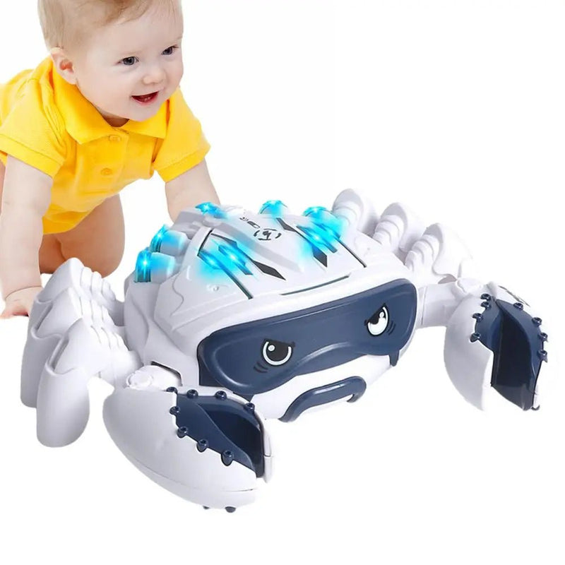 Crawling Crab Music and LED Light Walker with Auto Smoke Sensor - Planet Junior