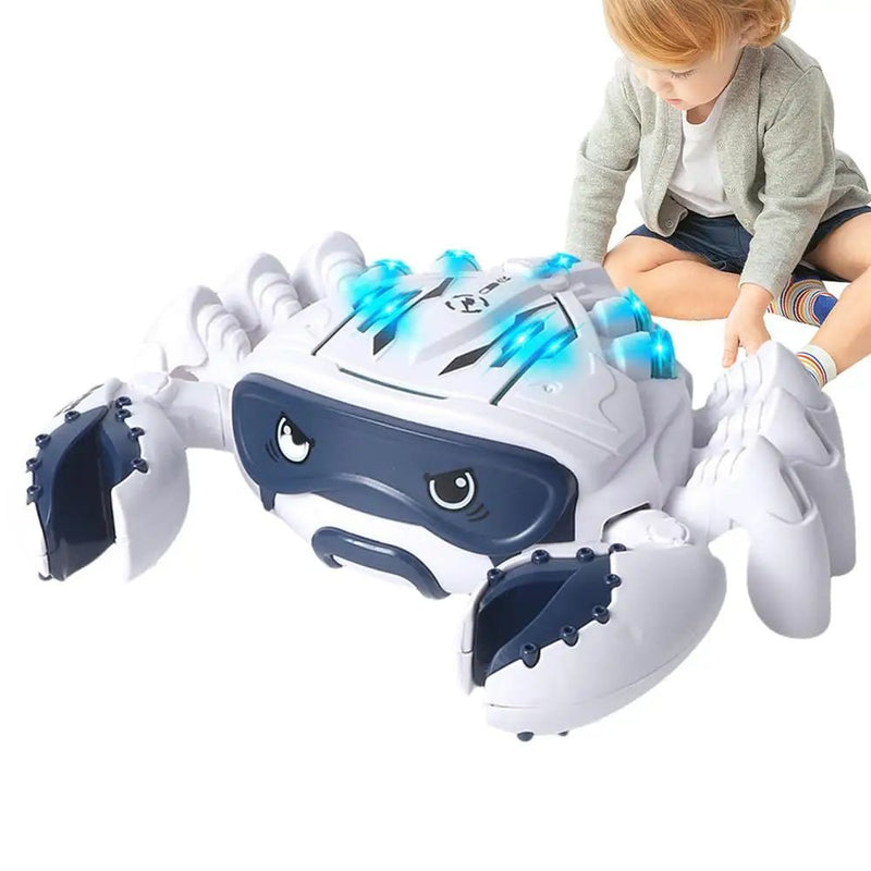 Crawling Crab Music and LED Light Walker with Auto Smoke Sensor - Planet Junior