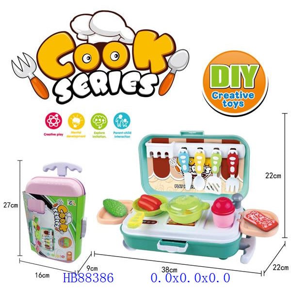 Creative Cooking Briefcase Set - BLL - GT - 6095 - Planet Junior