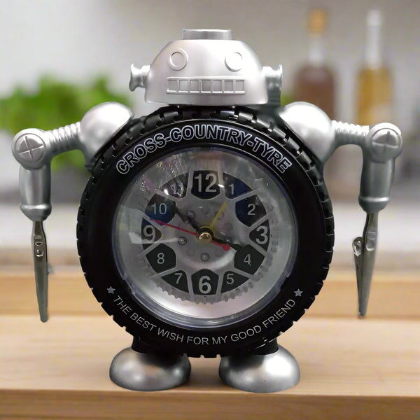 Creative Robot Alarm Clock for an Exciting Wake - Up - BLL - WC - 7001MH - Planet Junior