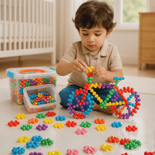 Creative Snowflake Building Blocks Set – Build, Learn & Imagine! - RT400PC - Planet Junior