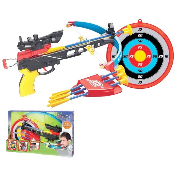 Crossbow Archery Toy Set with Target - BLL - BI - 35881K - Planet Junior