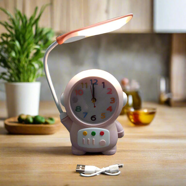 Cute Alarm Clock with Light - BLL - WC - 263CD - Planet Junior