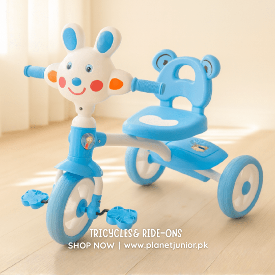 Cute Bunny Face Tricycle For Happy Little Riders - BLL - T - 0620 - Planet Junior