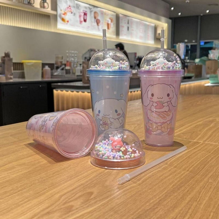 Cute Bunny Smoothie Glass with Straw - BLL - WB - 48106GS - Planet Junior