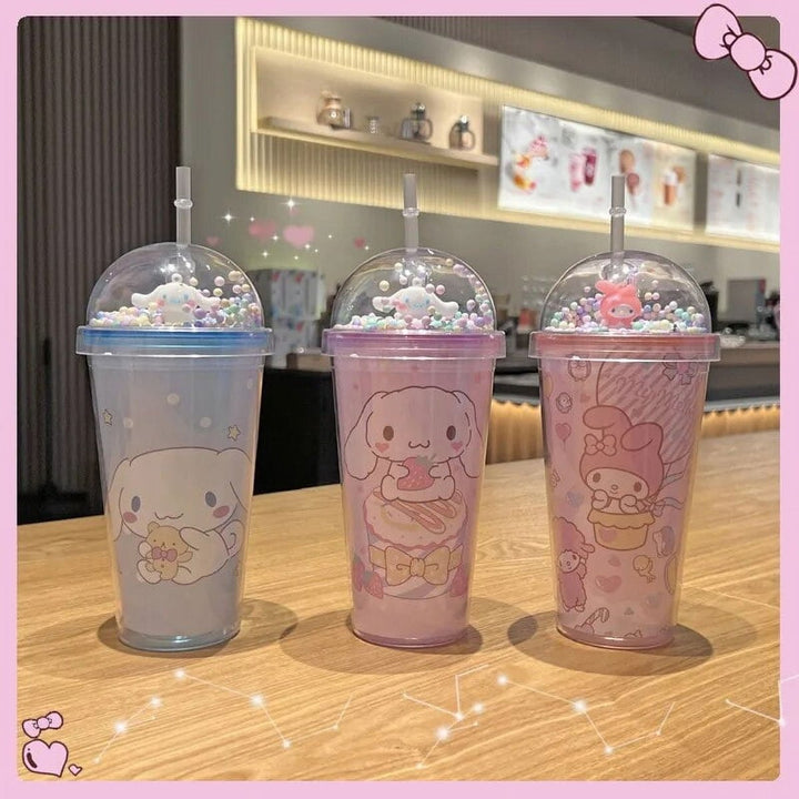 Straw Planet Cute Bunny Smoothie Glass with Straw – Planet Junior