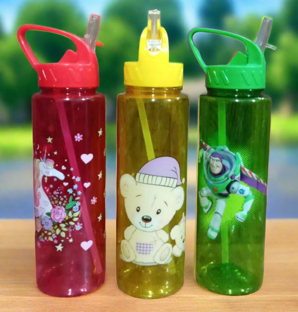 Cute Cartoon Characters Water Bottle - BLL - WB - 395 - 22 - Planet Junior