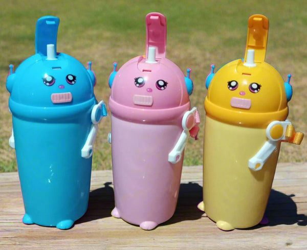 Cute Cartoon Characters Water Bottle - BLL - WB - 495 - 33 - Planet Junior