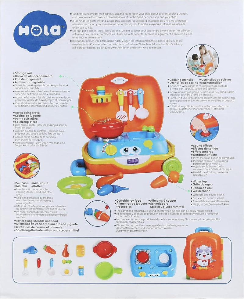 Cute Cat Little Chef Suitcase - BLL - GT - 3108 - Planet Junior