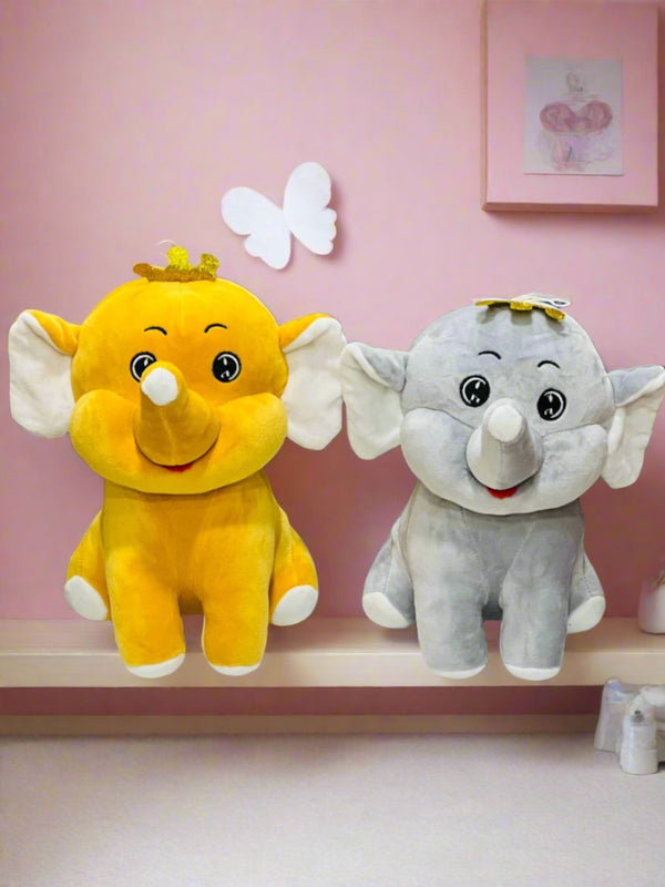 Cute Crown Baby Elephant Plush Toy - SSTELEPM - Planet Junior