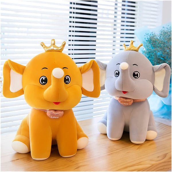 Cute Crown Baby Plush Elephant - SSTELEPM - Planet Junior