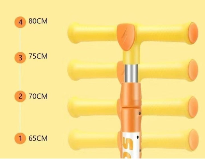 Cute Deer 2 - in - 1 Scooty with Lights & Music - AKT-SW6333A-1 - Planet Junior