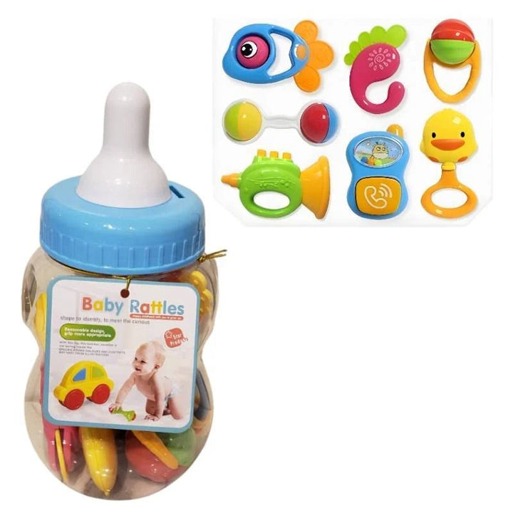 Cute Feeder Shape Colorful Baby Rattle Set - 513 - 196 - Planet Junior