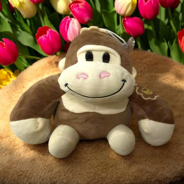 Cute Little Plush Monkey - RST13081M - Planet Junior