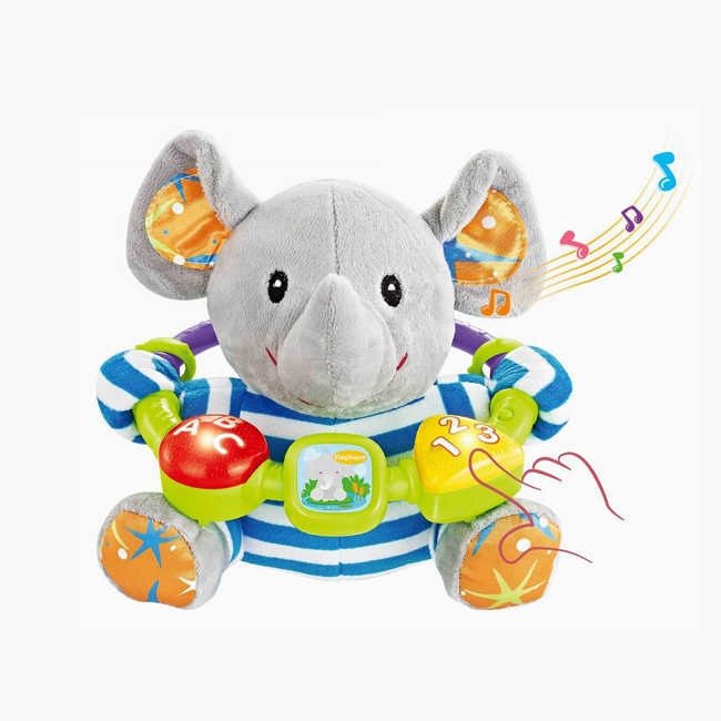 Cute Musical Plush Elephant for Kids - ST22320 - Planet Junior